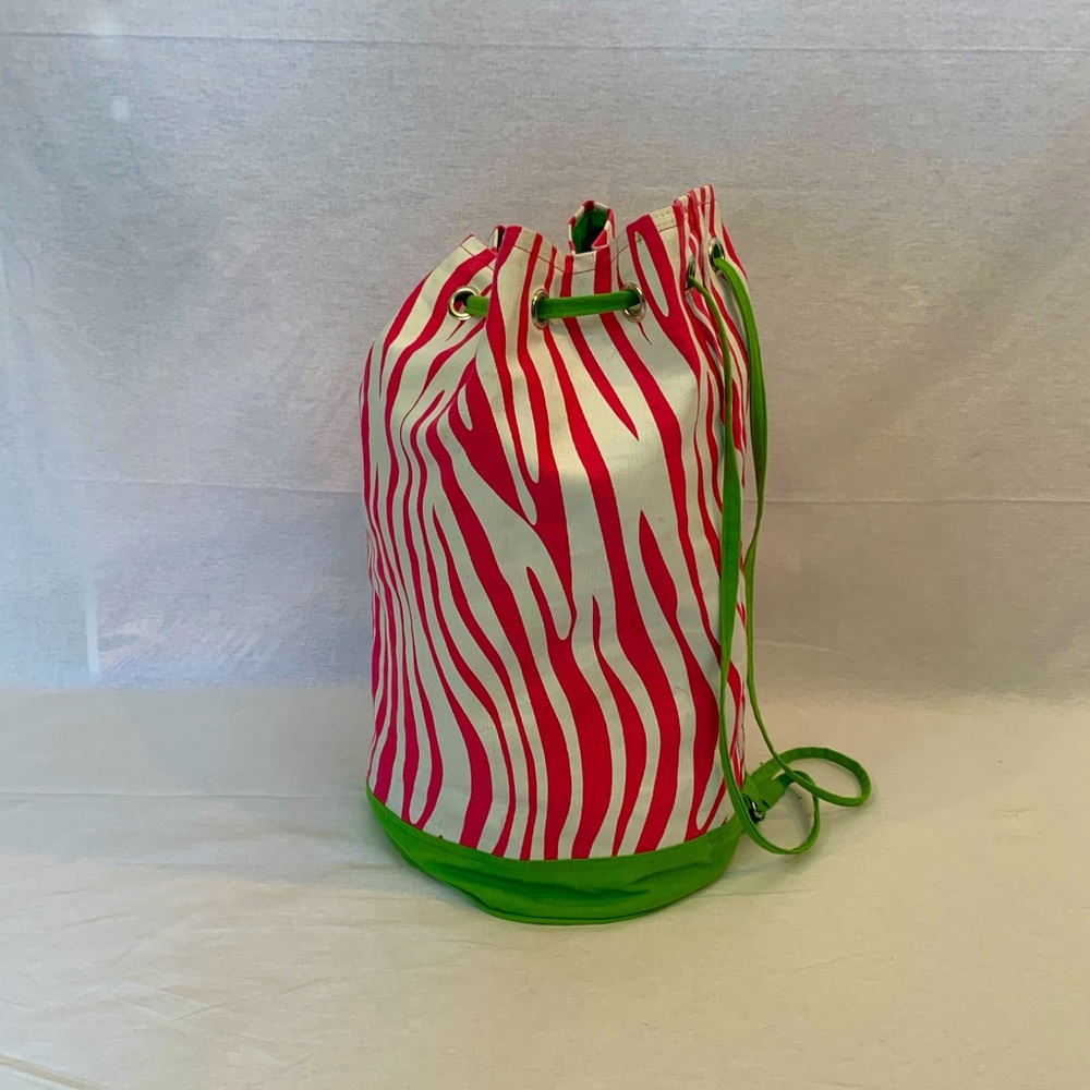 Hot Pink Zebra Print Duffle Bag Never Used